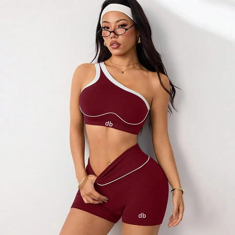 Ensemble sans coutures brassière + short