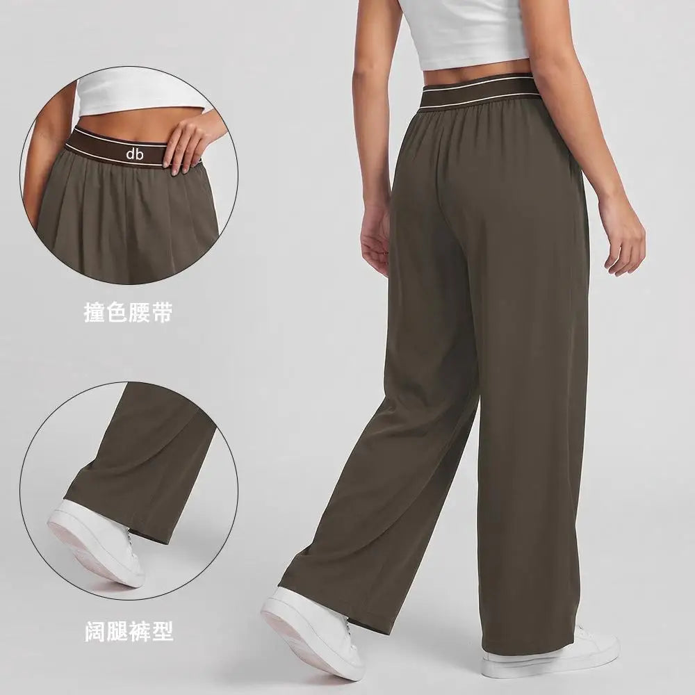 Pantalon droit taille haute