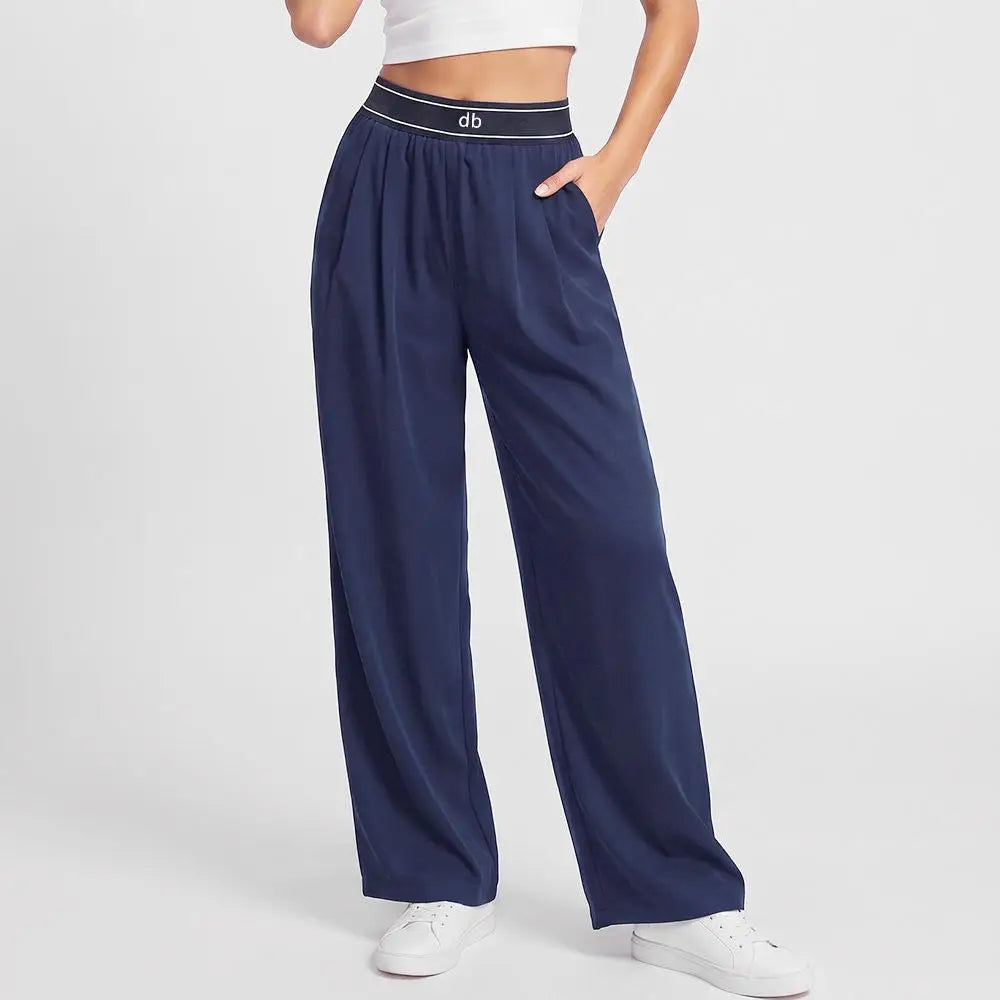 Pantalon droit taille haute