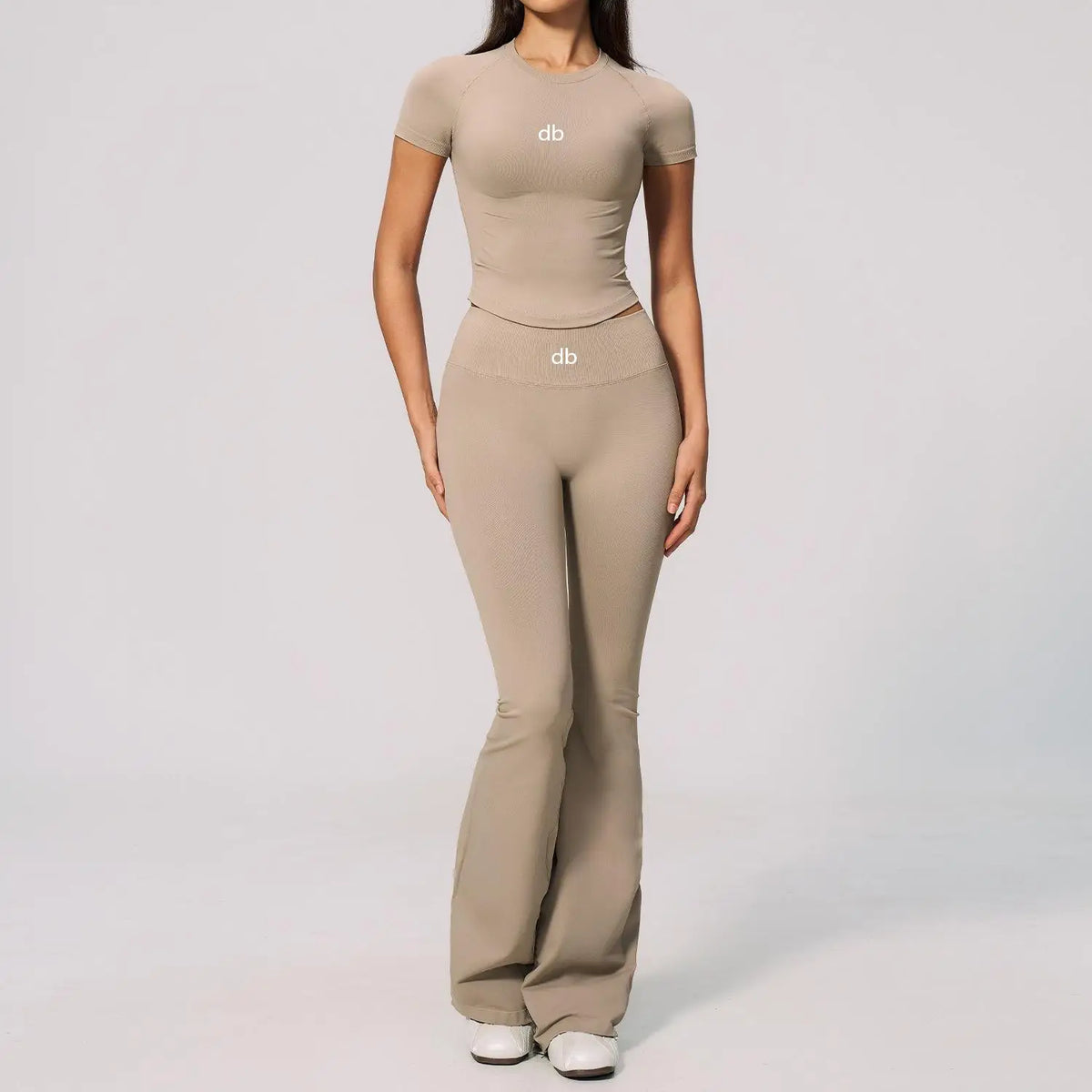 Ensemble pilates pantalon large