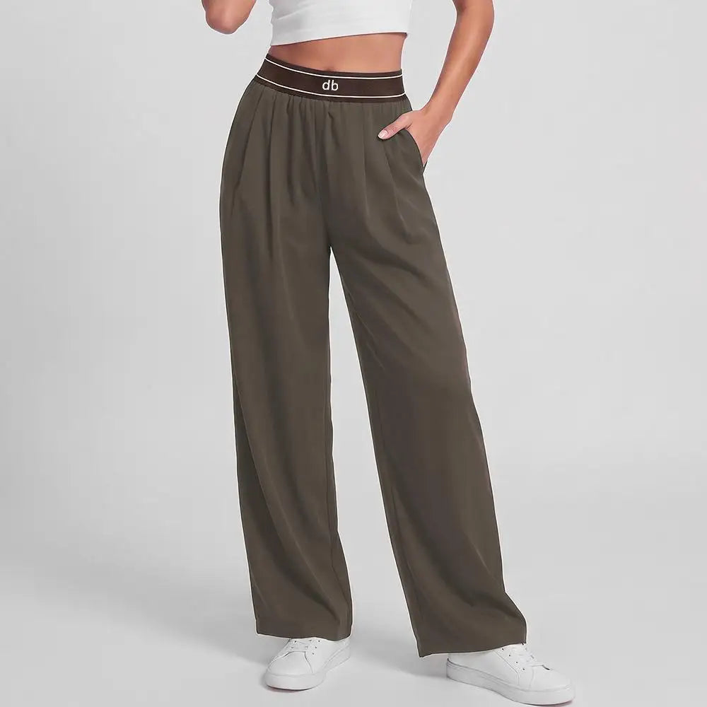 Pantalon droit taille haute
