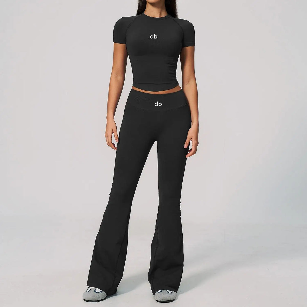 Ensemble pilates pantalon large