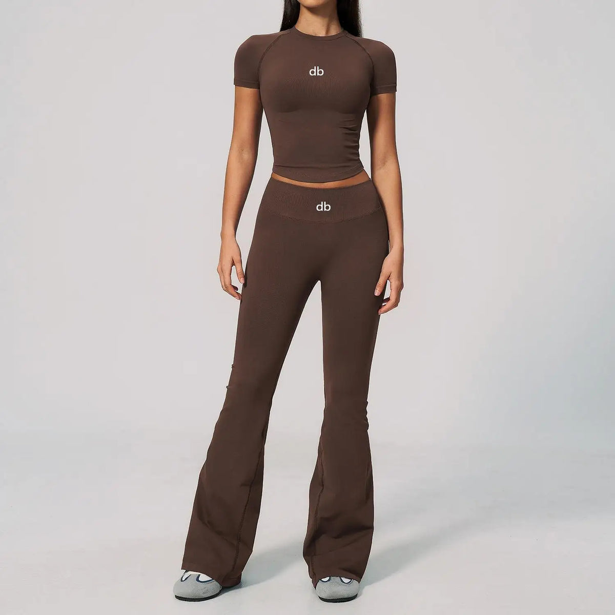 Ensemble pilates pantalon large