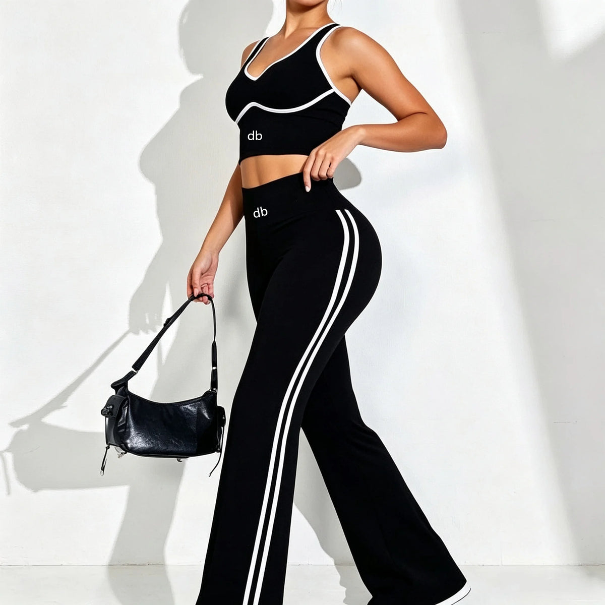 Ensemble brassière + legging évasé