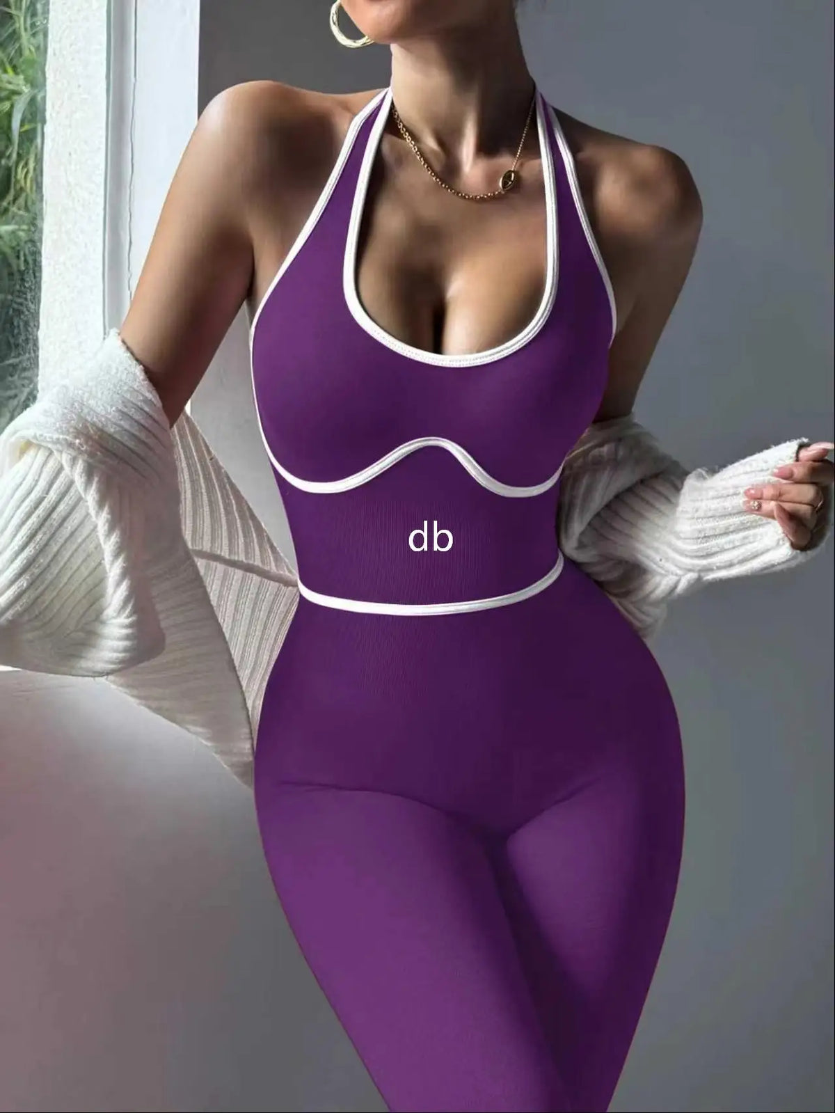 Combinaison dos nu sans coutures