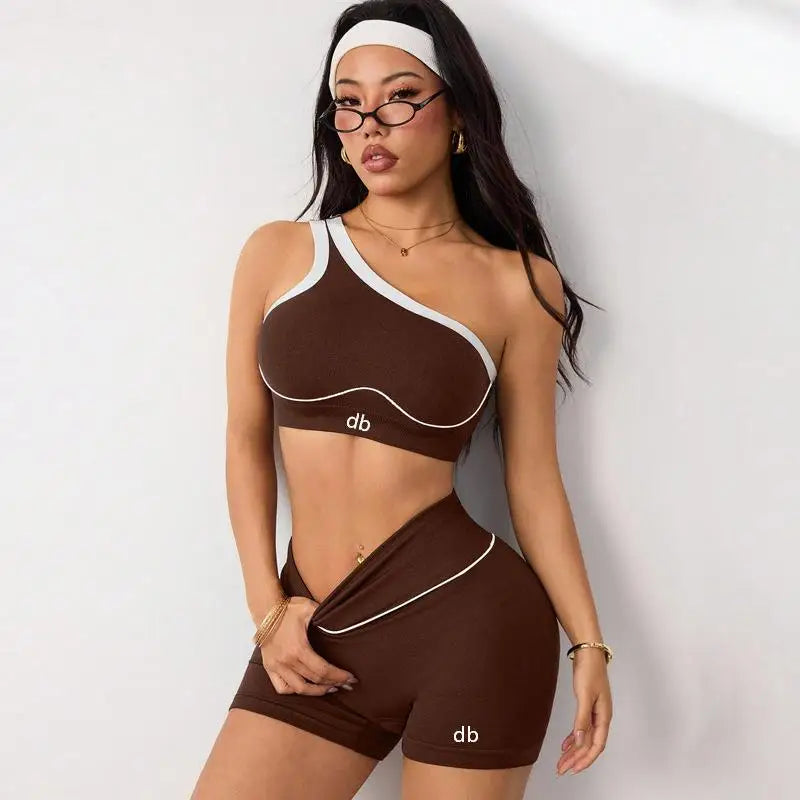 Ensemble sans coutures brassière + short